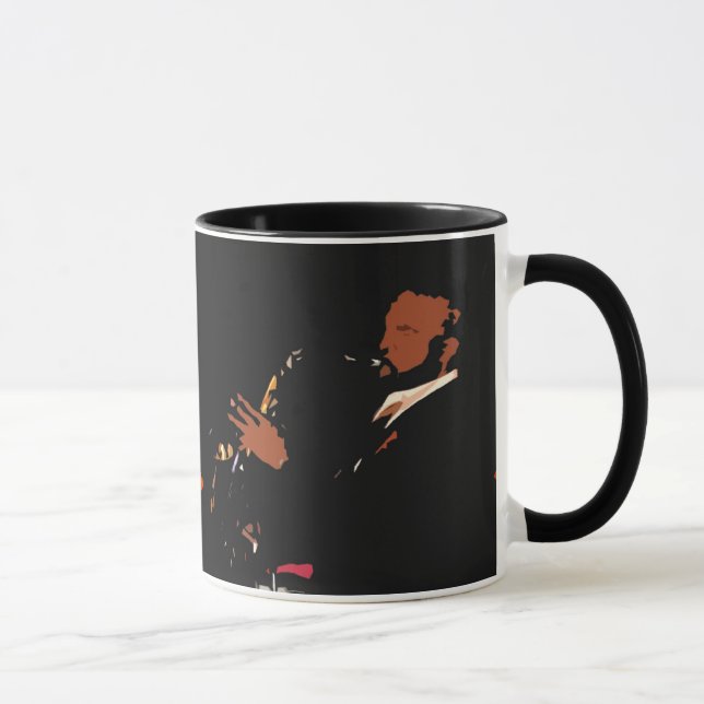 Jazz-Künstler-Kaffee-Tasse Tasse (Rechts)
