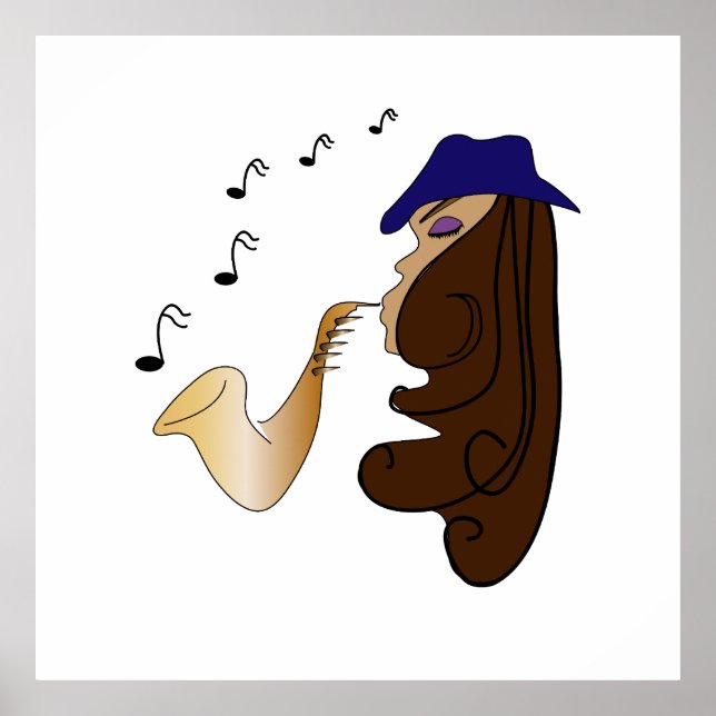 Jazz Lady, sächsisch Poster (Vorne)