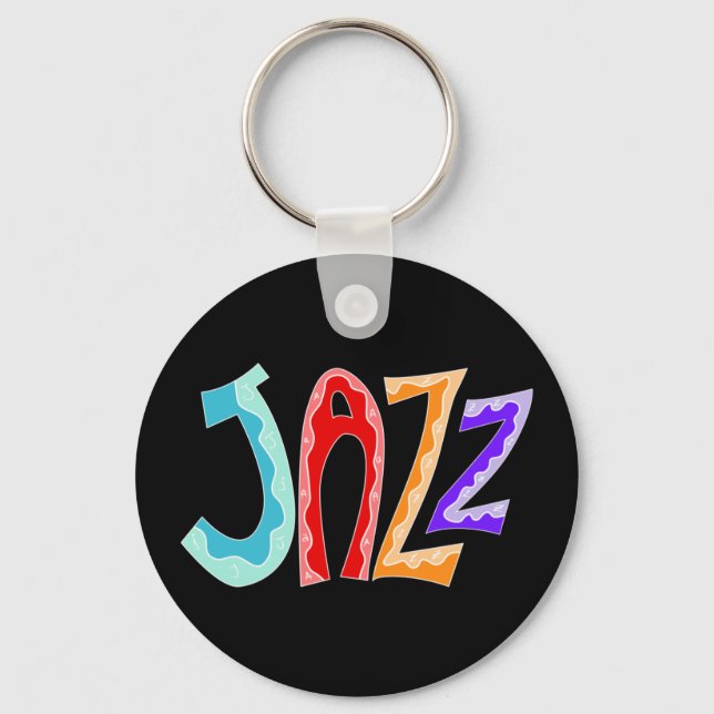 Jazz Lettering Schlüsselanhänger (Vorderseite)