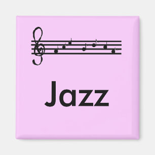 Jazz Lovers Lila Magnet