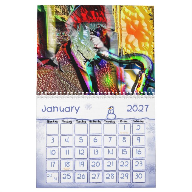 JAZZ - MA - TAZZ KALENDER (Jan 2027)
