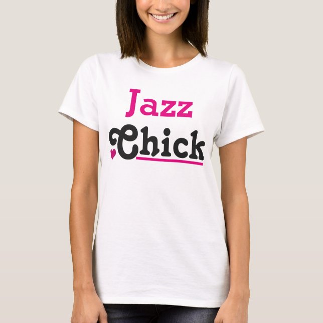 Jazz Mädchen T-Shirt (Vorderseite)