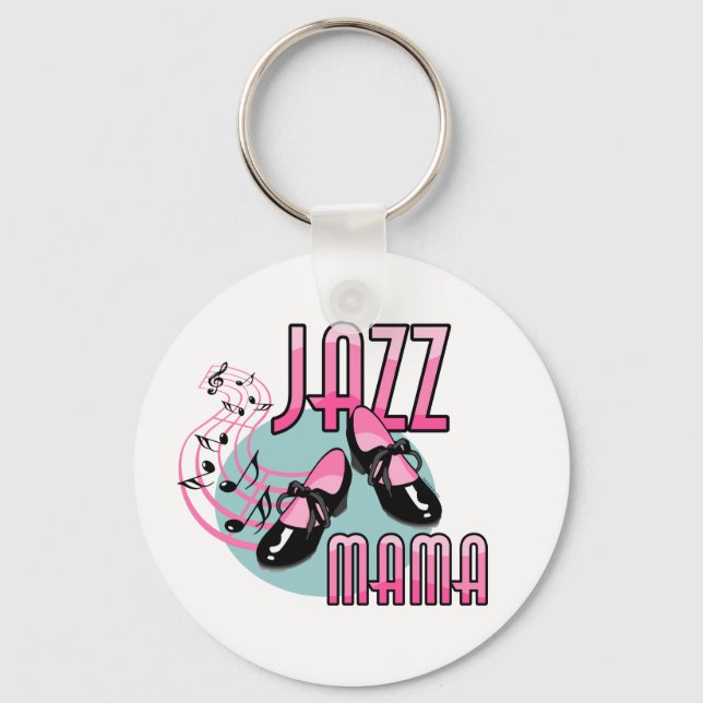Jazz Mama Steche tanzen Schlüsselanhänger (Vorderseite)