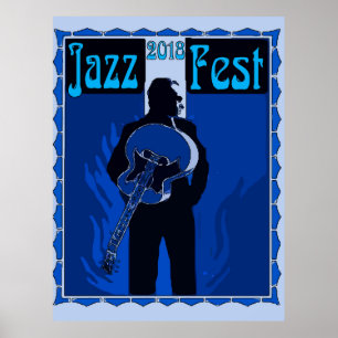 Jazz Man in Blue, 2018 Poster