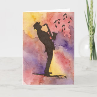 Jazz Man Karte
