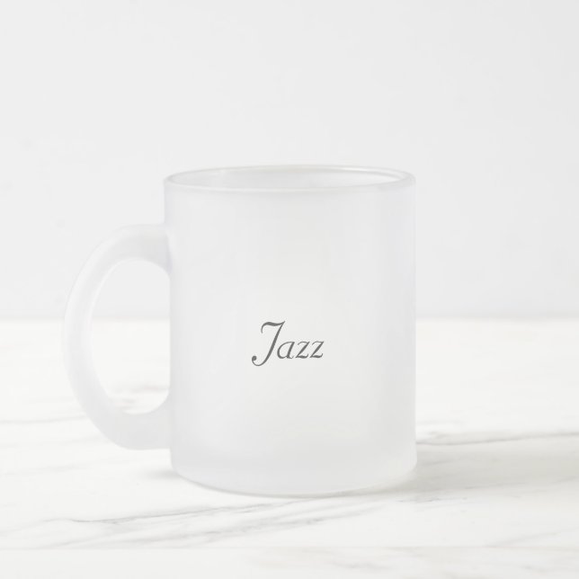 Jazz Mattiert Glass Tasse (Links)