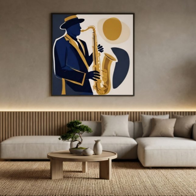 Jazz-Melodie Leinwanddruck (Von Creator hochgeladen)