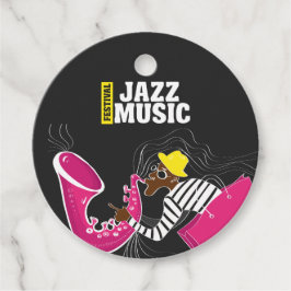 Jazz Music Festival Logo hinzufügen Geschenkanhänger