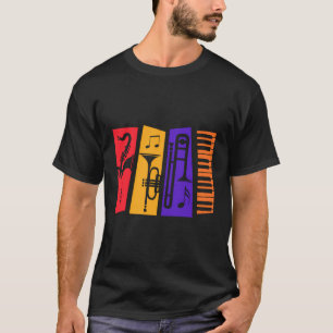 Jazz Music Instruments für Jazz-Liebhaber T-Shirt