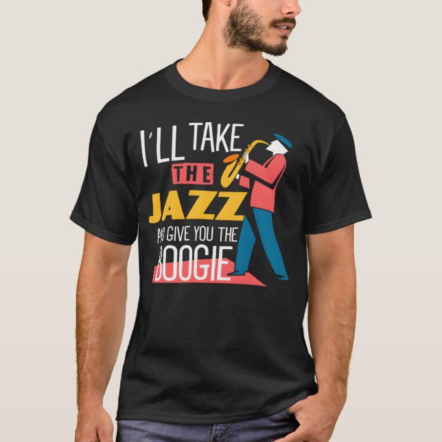 Jazz Music Jazz Musician T-Shirt (Vorderseite)