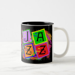 Jazz Music Lovers - Geschenke Zweifarbige Tasse