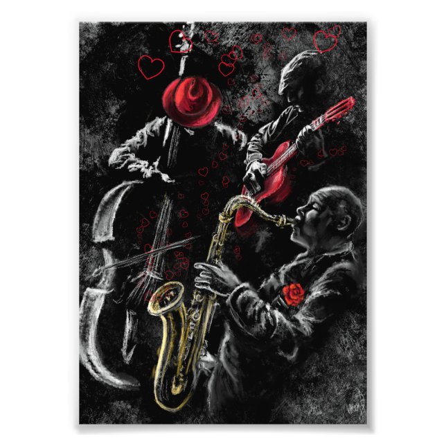 Jazz Music Poster Jazz Band (Vorne)