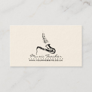 Jazz Musician/Music Teacher Business Card Visitenkarte