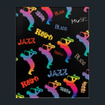 Jazz Musicians Retro Blues Music POP of ART Acryl Wandkunst<br><div class="desc">Jazzmusiker Retro Music POP ART Hand Drawn Illustration,  Jazzband,  1930er - 1950er Jahre. Blues. Retro Musik Saxophone Spieler,  Gitarrenspieler,  Trombonist. Abstrakter Regenbogen Helle Farbe. Weihnachtsgeschenke. Aquarellmalerei Modernes Design für Zuhause-Dekoration Kunst & Wanddekoration,  Gerahmte und fertige Kunst,  Akrylk</div>