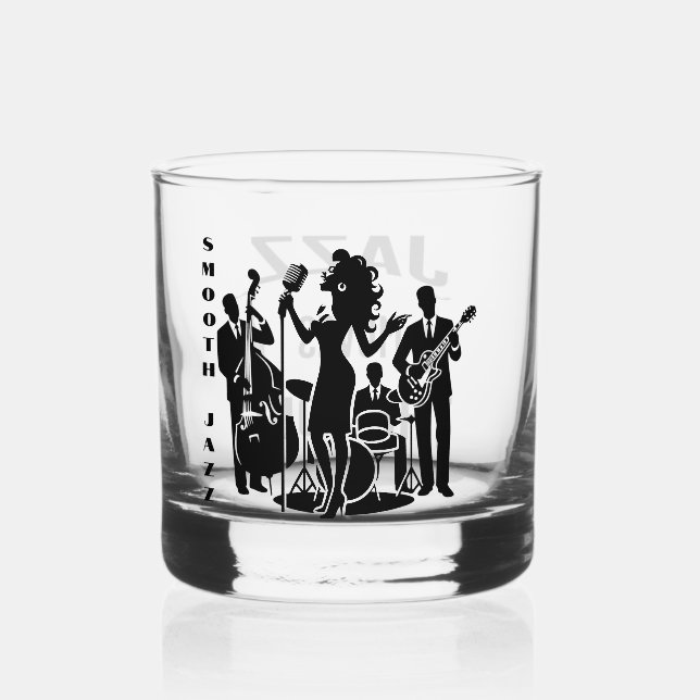 Jazz/Musik/Club/Trinkbehälter Set Whiskey Glass Whiskyglas (Vorderseite)