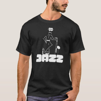 Jazz "Musik-Shirt-" - Inhalt Saxophonespieler T-Shirt