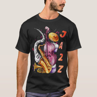 Jazz : Musik T-Shirt
