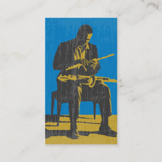 Jazz-Musiker-Visitenkarte Visitenkarte