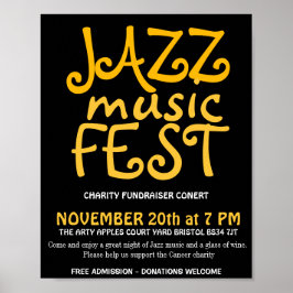 Jazz-Musikfest Poster