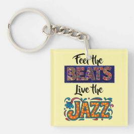 Jazz-Musikliebhaber Schlüsselanhänger