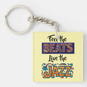 Jazz-Musikliebhaber Schlüsselanhänger