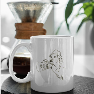 Jazz-Musikliebhaber Trompeter Kaffeetasse