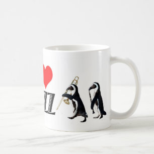Jazz Penguin-Tasse Tasse