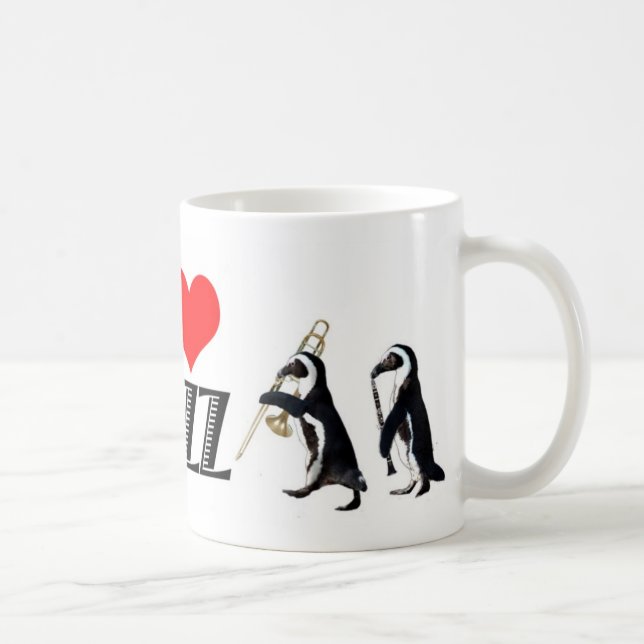 Jazz Penguin-Tasse Tasse (Rechts)