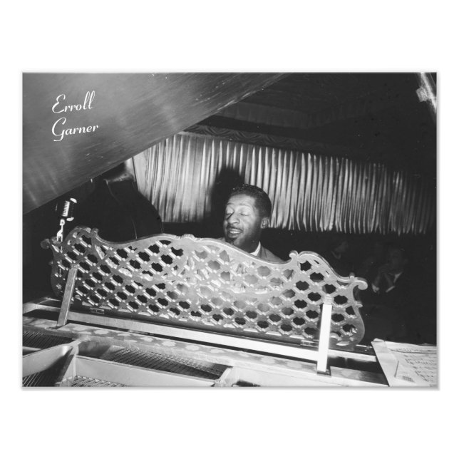 Jazz Pianist Erroll Garner Fotodruck (Vorne)