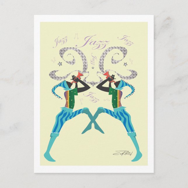 Jazz Postcards Postkarte (Vorderseite)