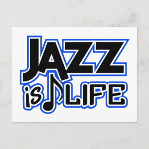 Jazz Postkarte