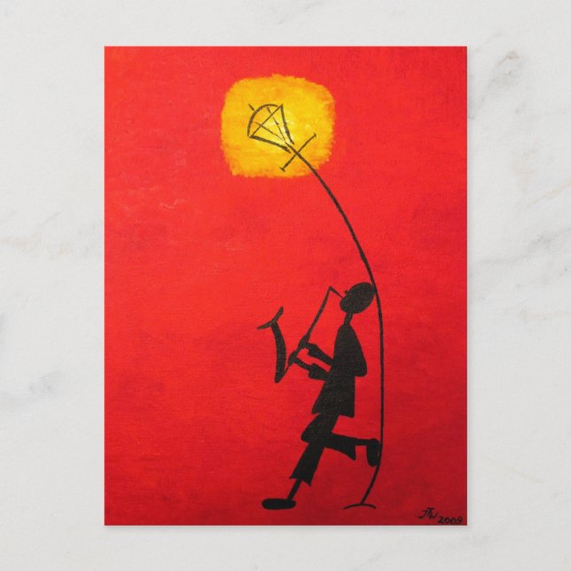 Jazz Postkarte (Vorderseite)