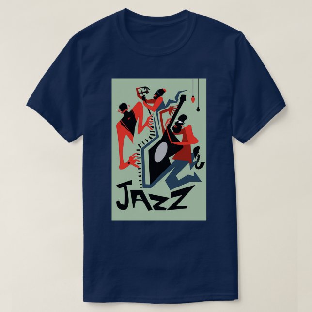 Jazz Quartett 2 T-Shirt (Design vorne)