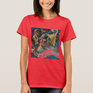 Jazz Quartett Musiker Folk T-Shirt