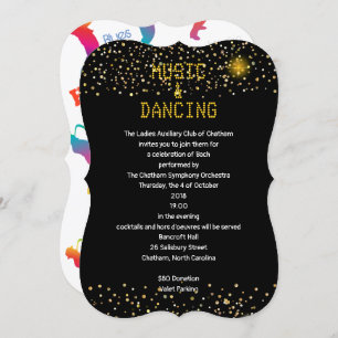 Jazz Retro Music & Dances, Blues Party Saxophonist Einladung