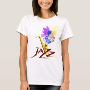 Jazz-Saxophon T-Shirt