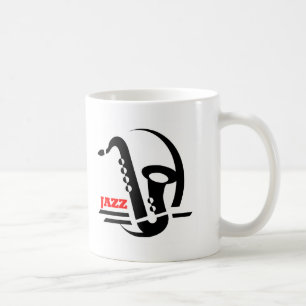 Jazz-Saxophon Tasse