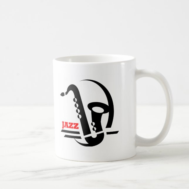 Jazz-Saxophon Tasse (Rechts)
