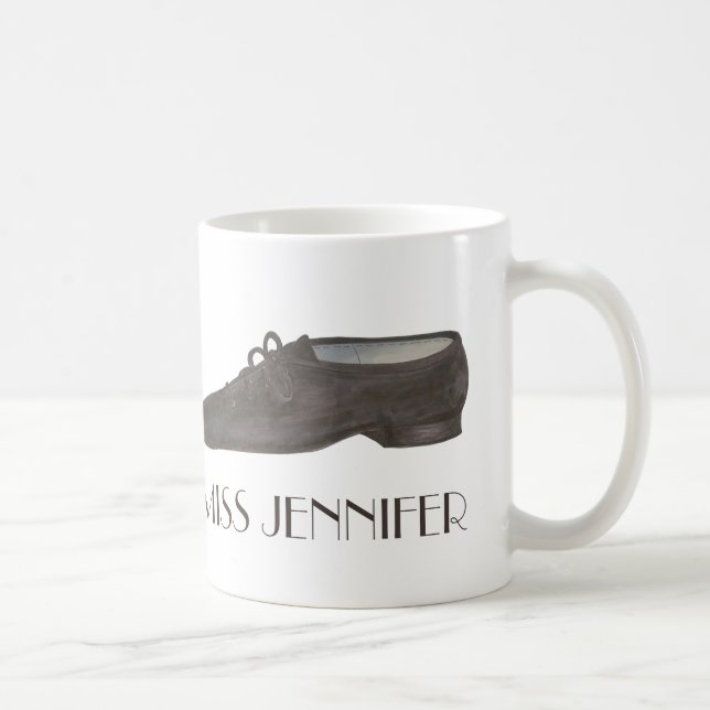 Jazz Shoe Dance Teacher Personalisiert Choreograf Tasse (Rechts)