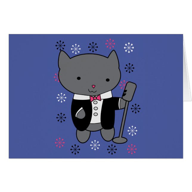 Jazz Singer Cat (Vorderseite (Horizontal))