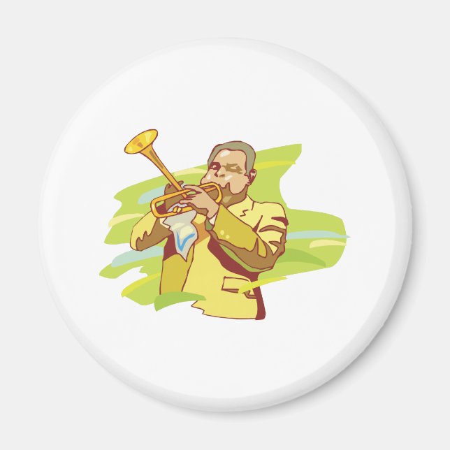 Jazz-Soul-Darsteller Magnet (Vorne)