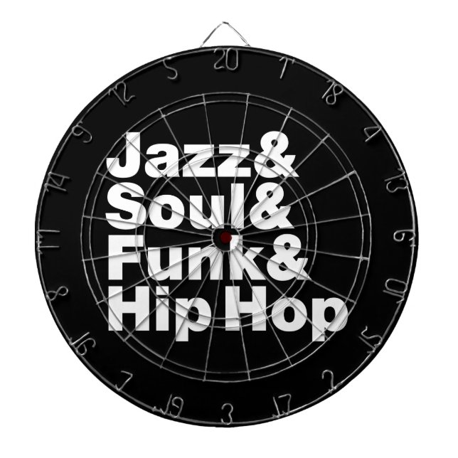 Jazz & Soul & Funk & Hip Hop Dartscheibe (vorne)