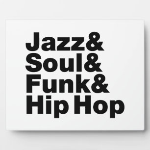 Jazz & Soul & Funk & Hip Hop Fotoplatte