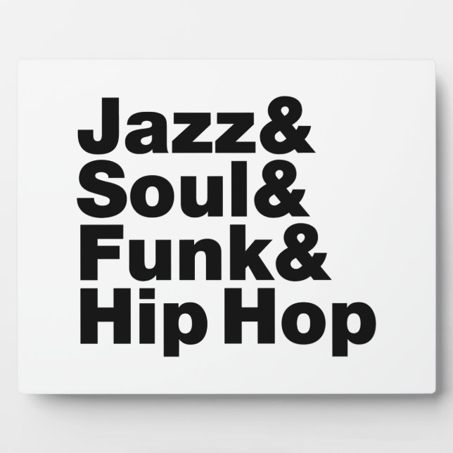 Jazz & Soul & Funk & Hip Hop Fotoplatte (Vorderseite)