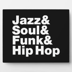 Jazz & Soul & Funk & Hip Hop Fotoplatte