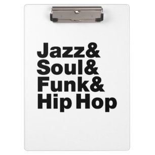 Jazz & Soul & Funk & Hip Hop Klemmbrett