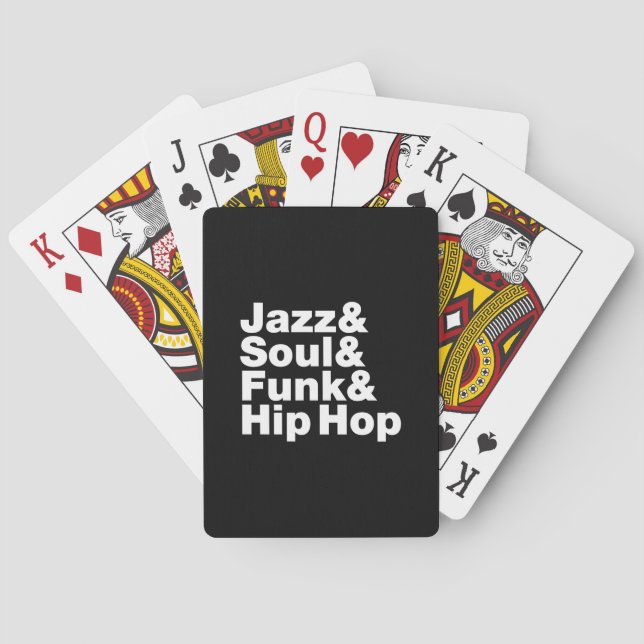 Jazz & Soul & Funk & Hip Hop Spielkarten (Rückseite)