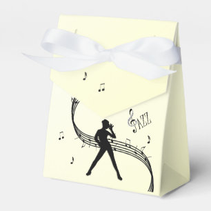 Jazz-Tanz Gelbe Musik Geschenkschachtel