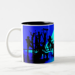 Jazz-Tasse Zweifarbige Tasse