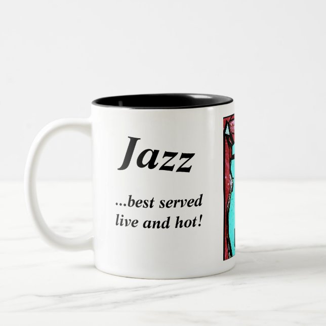 Jazz-Tasse Zweifarbige Tasse (Links)